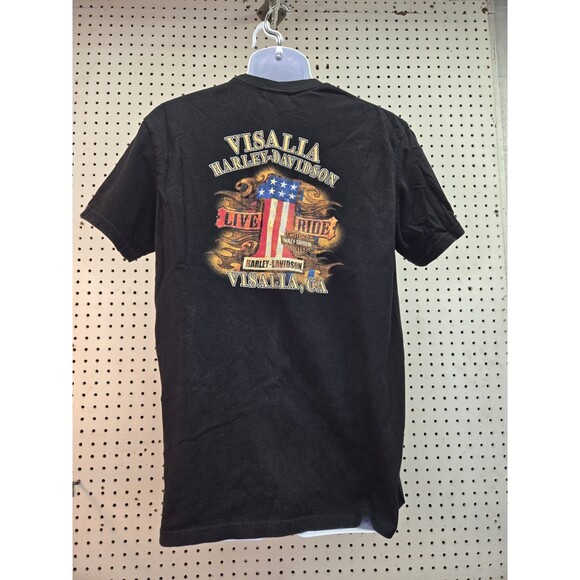 Harley Davidson T-shirt 2010 Visalia Ca - Picture 4 of 10